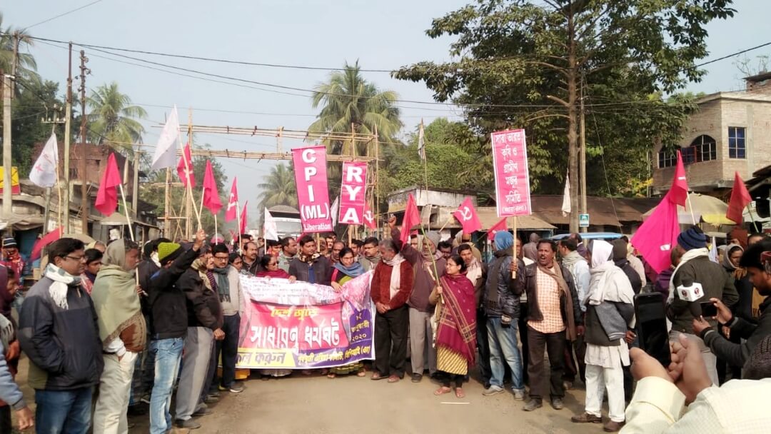 গ্রামবাংলায় সর্বাত্মক ধর্মঘট