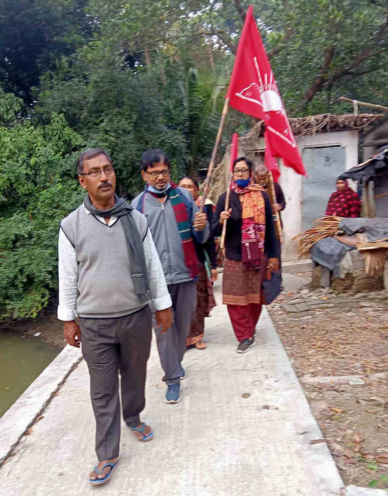 অশোকনগর-কল্যাণগড় পৌর নির্বাচনে নাগরিক স্বাচ্ছ্যন্দের দাবিতে প্রচার
