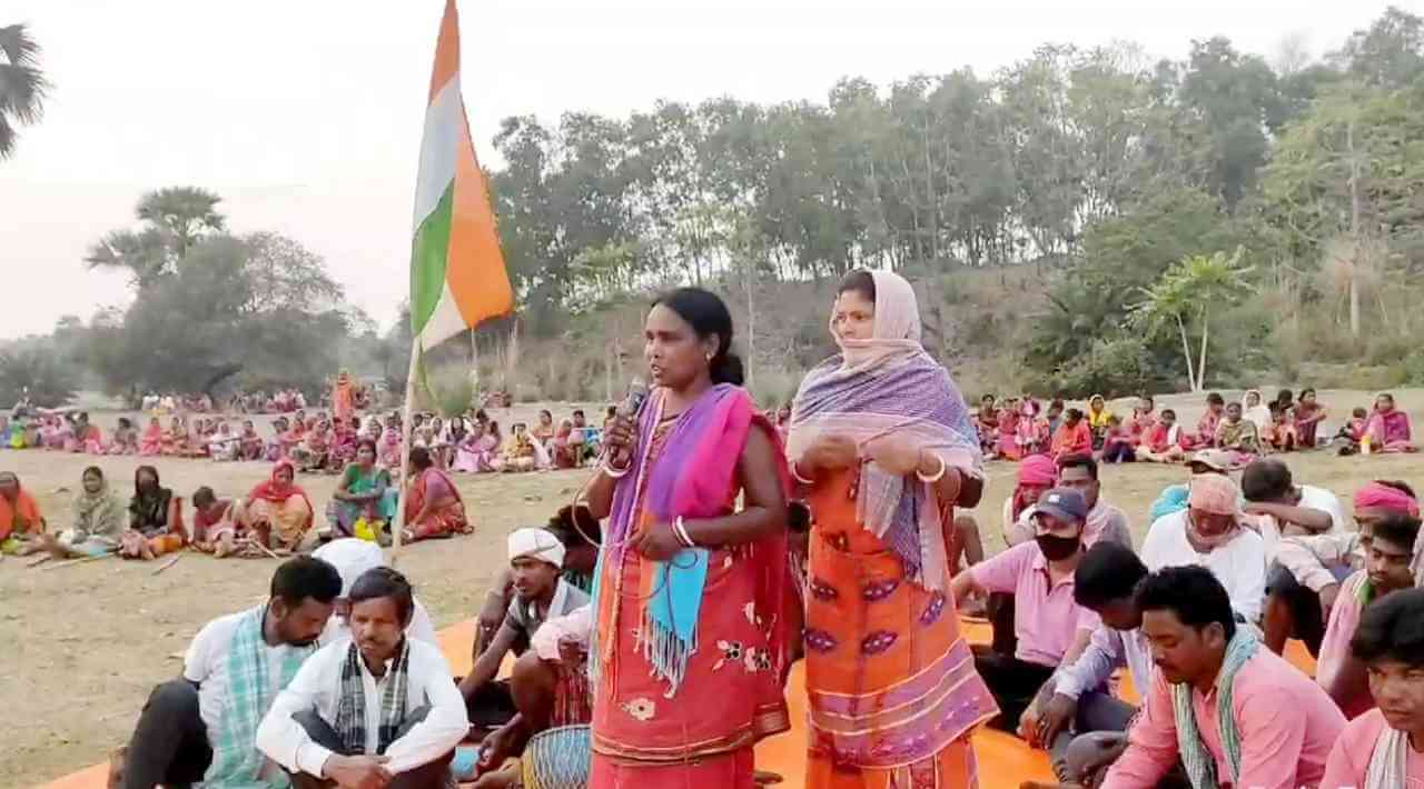 বিরোধিতায় অটল দেউচা-পাঁচামি’র অধিবাসী জনগণ
