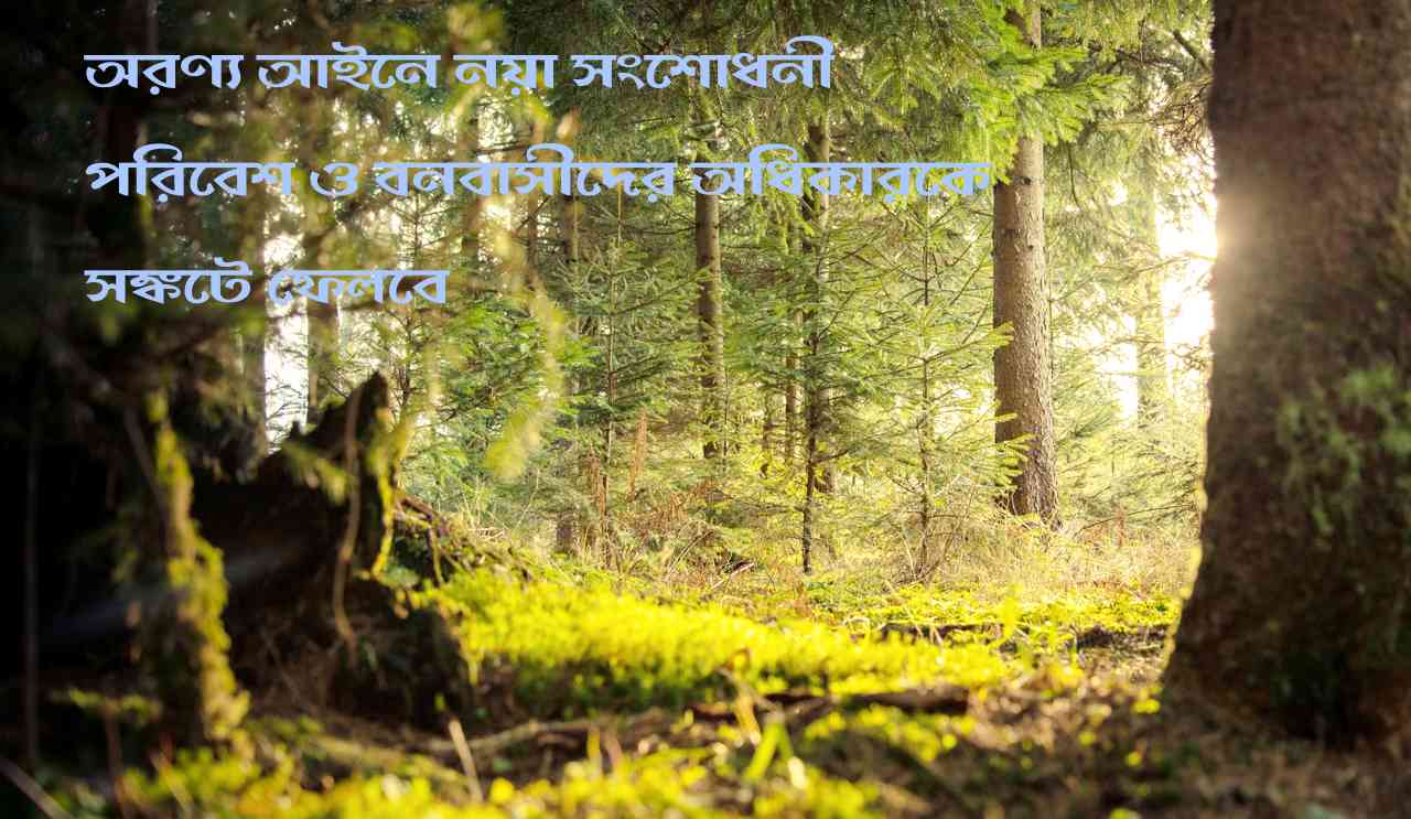 অরণ্য আইনে মোদী সরকারের আনা সাম্প্রতিক বদল 