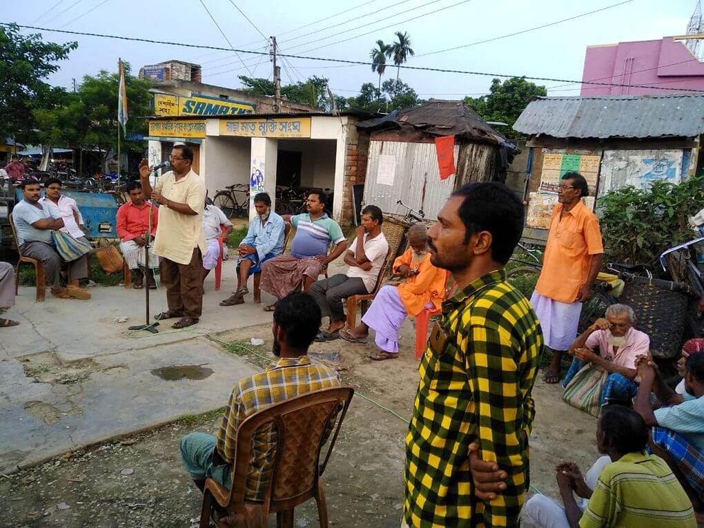 নদীয়ায় ব্লকে ব্লকে বিক্ষোভ, ডেপুটেশন