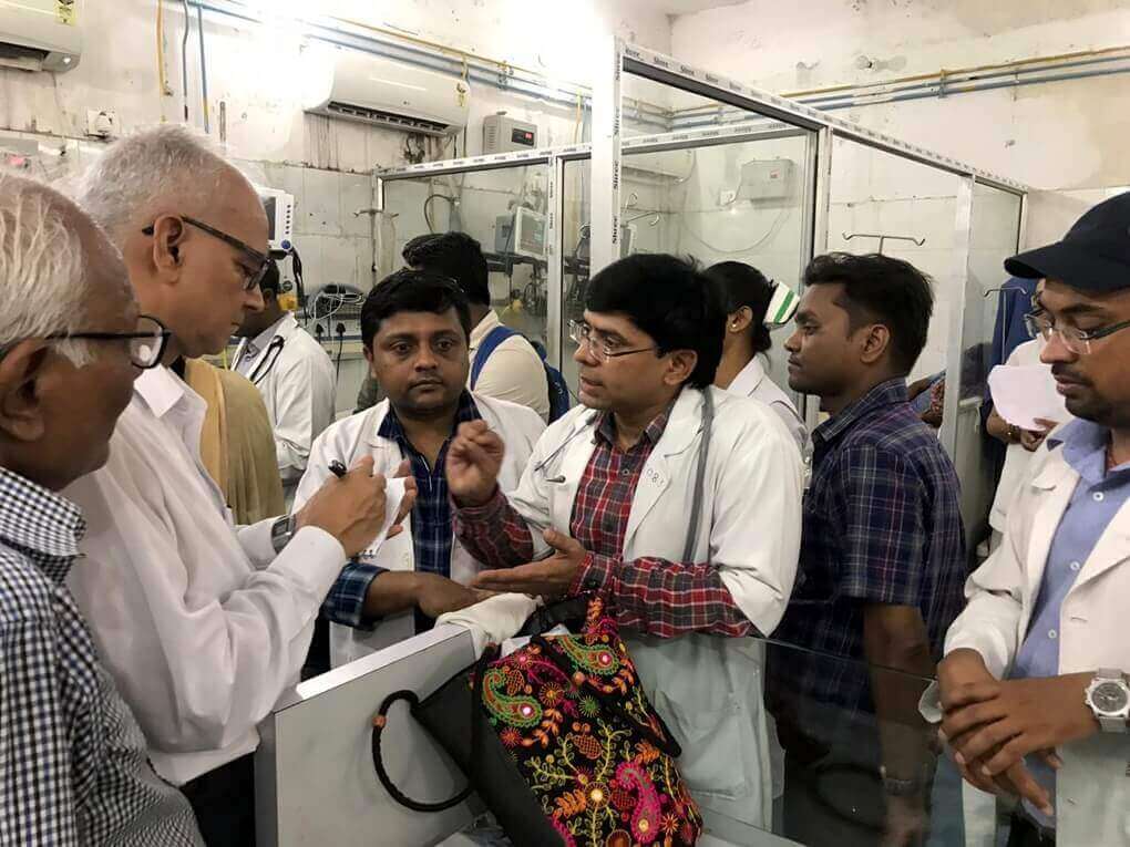 মুজফ্ফরপুর হাসপাতালে শিশুবিভাগ পরিদর্শন করল সিপিআই(এমএল) অনুসন্ধানকারী দল