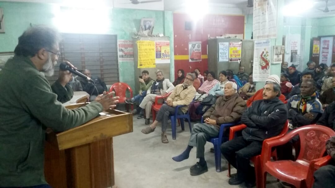 ‘ভারতীয় সংবিধান, নাগরিকত্ব ও মোদী সরকার’ শীর্ষক আলোচনা সভায় সিপিআই(এমএল) সাধারণ সম্পাদক দীপঙ্কর ভট্টাচার্য