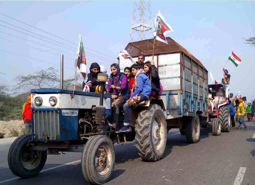 প্রজাতন্ত্র দিবসে দিল্লীতে কৃষকদের ট্র্যাক্টার প্যারেড