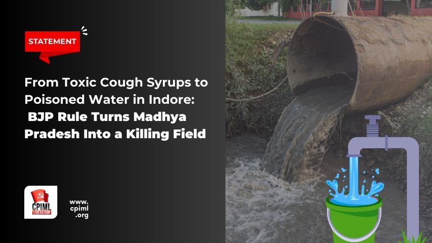 From Toxic Cough Syrups to Poisoned Water in Indore: BJP Rule Turns Madhya Pradesh Into a Killing Field