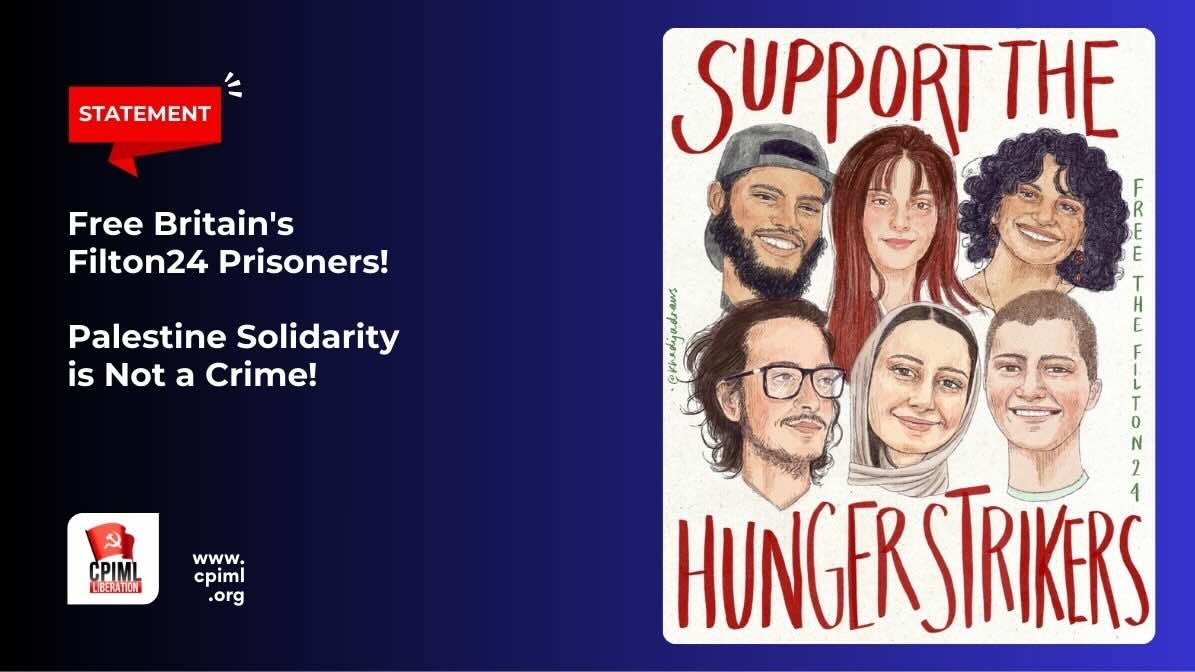 Free Britain's Filton24 Prisoners! Palestine Solidarity is Not a Crime!