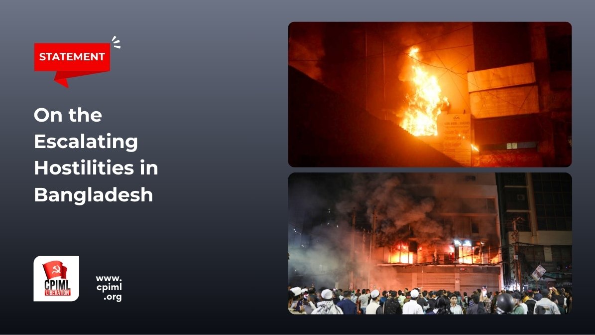 Statement on the Escalating Hostilities in Bangladesh